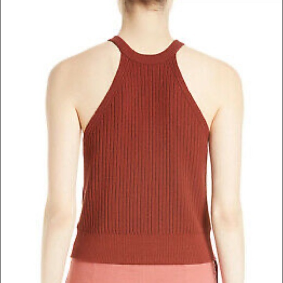 THEORY Waxson burnt paprika knit tank sweater SOLD - Picture 2 of 4